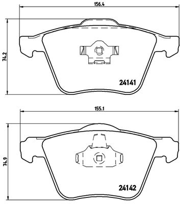 FK20136 KAISHIN Комплект тормозных колодок, дисковый тормоз