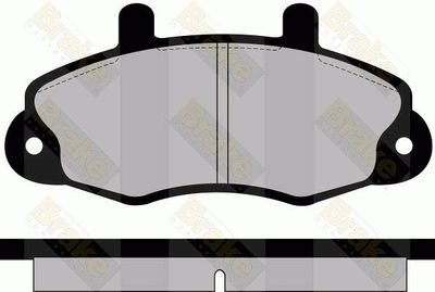 PA705 Brake ENGINEERING Комплект тормозных колодок, дисковый тормоз