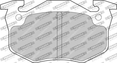 FCP558C FERODO RACING Комплект тормозных колодок, дисковый тормоз