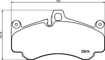 P65032 BREMBO Комплект тормозных колодок, дисковый тормоз