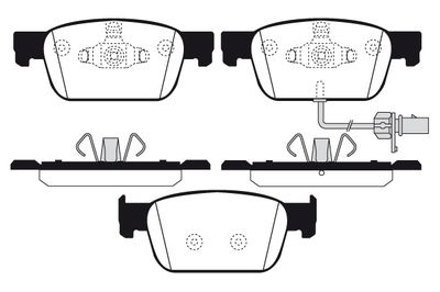 RA11310 RAICAM Комплект тормозных колодок, дисковый тормоз