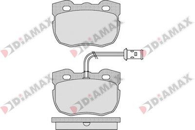 N09337 DIAMAX Комплект тормозных колодок, дисковый тормоз