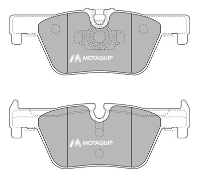 LVXL1731 MOTAQUIP Комплект тормозных колодок, дисковый тормоз