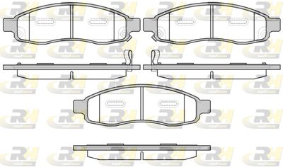 2109432 ROADHOUSE Комплект тормозных колодок, дисковый тормоз