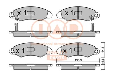 70416063P IAP QUALITY PARTS Комплект тормозных колодок, дисковый тормоз