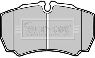 BBP2337 BORG & BECK Комплект тормозных колодок, дисковый тормоз