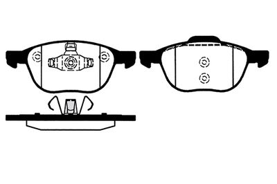 RA08201 RAICAM Комплект тормозных колодок, дисковый тормоз