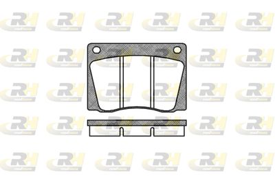 203700 ROADHOUSE Комплект тормозных колодок, дисковый тормоз