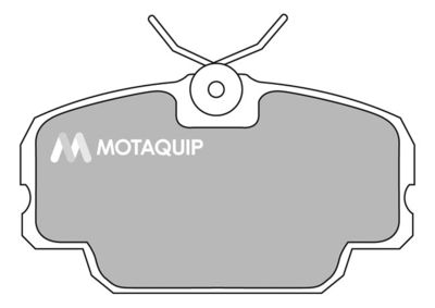 LVXL400 MOTAQUIP Комплект тормозных колодок, дисковый тормоз