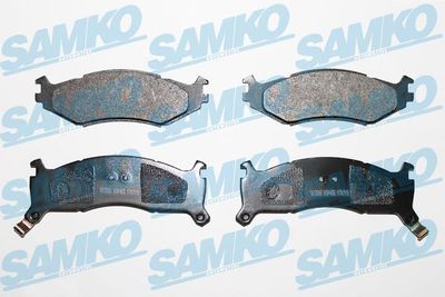 5SP455 SAMKO Комплект тормозных колодок, дисковый тормоз