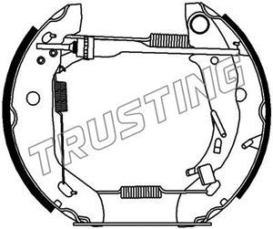 6210 TRUSTING Комплект тормозных колодок