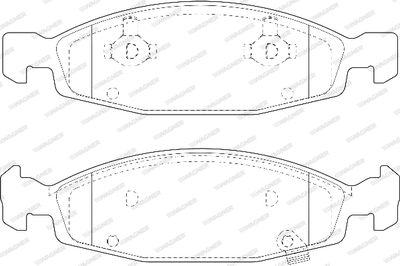 WBP23336A WAGNER Комплект тормозных колодок, дисковый тормоз