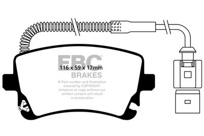 DP51470NDX EBC Brakes Комплект тормозных колодок, дисковый тормоз