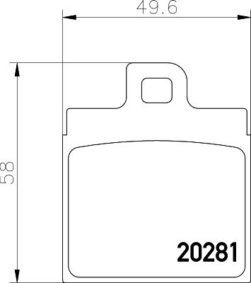 MDB1090 MINTEX Комплект тормозных колодок, дисковый тормоз