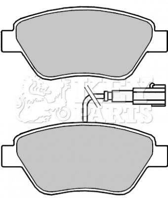 KBP2243 KEY PARTS Комплект тормозных колодок, дисковый тормоз