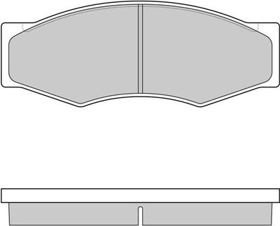 120302 E.T.F. Комплект тормозных колодок, дисковый тормоз