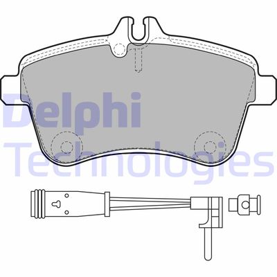 LP1938 DELPHI Комплект тормозных колодок, дисковый тормоз