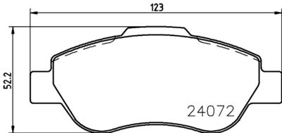 PCP1556 DON Комплект тормозных колодок, дисковый тормоз