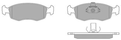 FBP0529 FREMAX Комплект тормозных колодок, дисковый тормоз