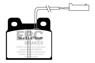 DP916 EBC Brakes Комплект тормозных колодок, дисковый тормоз