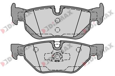 N09195 DIAMAX Комплект тормозных колодок, дисковый тормоз