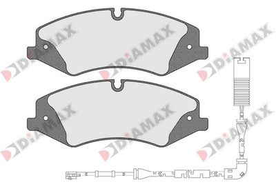 N09503B DIAMAX Комплект тормозных колодок, дисковый тормоз