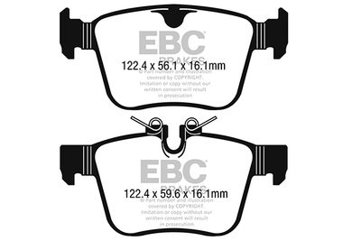 DP62246 EBC Brakes Комплект тормозных колодок, дисковый тормоз