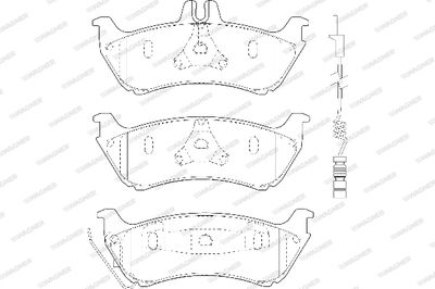 WBP23190A WAGNER Комплект тормозных колодок, дисковый тормоз