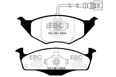 DP1432 EBC Brakes Комплект тормозных колодок, дисковый тормоз