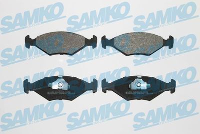 5SP632 SAMKO Комплект тормозных колодок, дисковый тормоз