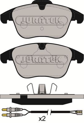 JCP093 JURATEK Комплект тормозных колодок, дисковый тормоз