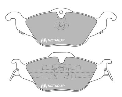 LVXL287 MOTAQUIP Комплект тормозных колодок, дисковый тормоз