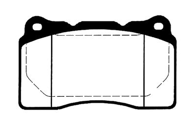 RA06044 RAICAM Комплект тормозных колодок, дисковый тормоз