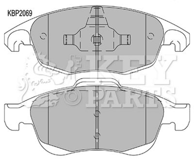 KBP2069 KEY PARTS Комплект тормозных колодок, дисковый тормоз