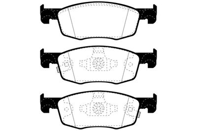 RA13210 RAICAM Комплект тормозных колодок, дисковый тормоз