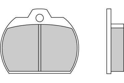120083 E.T.F. Комплект тормозных колодок, дисковый тормоз