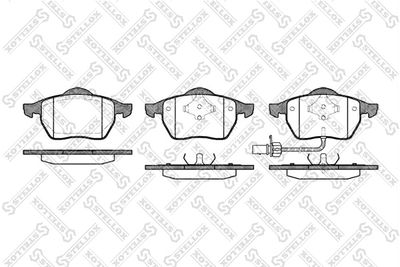 401011BSX STELLOX Комплект тормозных колодок, дисковый тормоз
