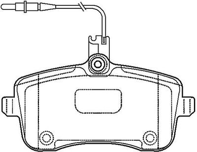 FP2335E FIT Комплект тормозных колодок, дисковый тормоз