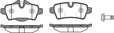 NB24289V00 NEW BLOX Комплект тормозных колодок, дисковый тормоз