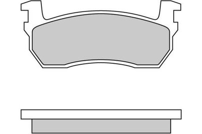 120259 E.T.F. Комплект тормозных колодок, дисковый тормоз