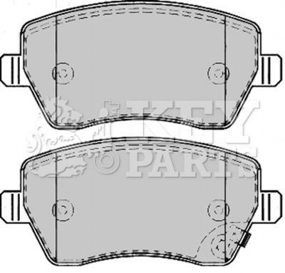 KBP2166 KEY PARTS Комплект тормозных колодок, дисковый тормоз