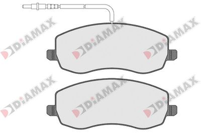 N09490 DIAMAX Комплект тормозных колодок, дисковый тормоз