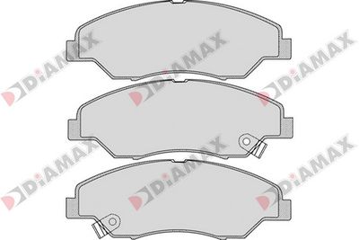 N09304 DIAMAX Комплект тормозных колодок, дисковый тормоз