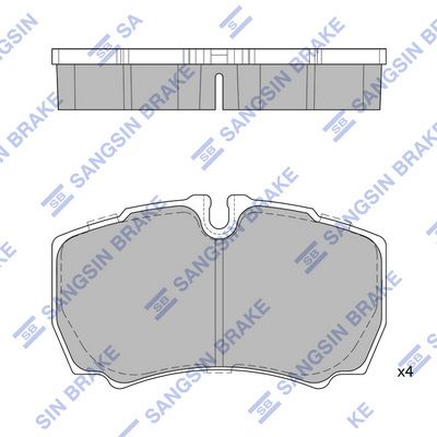 SP1843 Hi-Q Комплект тормозных колодок, дисковый тормоз