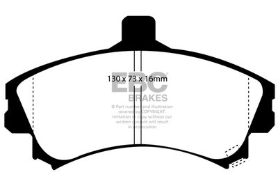 DP31045C EBC Brakes Комплект тормозных колодок, дисковый тормоз