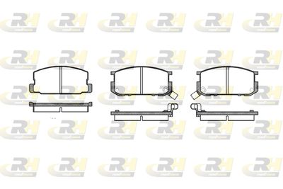 218002 ROADHOUSE Комплект тормозных колодок, дисковый тормоз