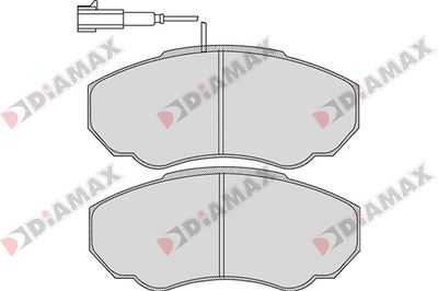 N09032 DIAMAX Комплект тормозных колодок, дисковый тормоз