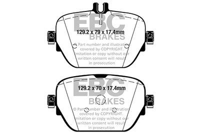 DP32314C EBC Brakes Комплект тормозных колодок, дисковый тормоз