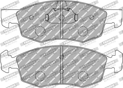 FCP1376R FERODO RACING Комплект тормозных колодок, дисковый тормоз