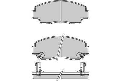 120326 E.T.F. Комплект тормозных колодок, дисковый тормоз